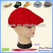 LSC50 Ningbo Lingshang 100% Cotton unique winter promotional custom hats and caps